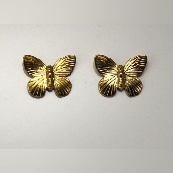 Butterfly earrings N1055 - Picture 2 of 5